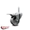 Service Caster 3 Inch Semi Steel Wheel Swivel 58 Inch Threaded Stem Caster Total Lock Brake SCC SCC-TSTTL20S314-SSS-58212 - alternate 4